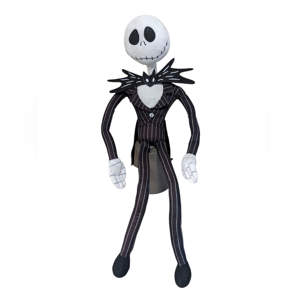 Disney Nightmare Before Christmas Jack Skellington 27" Plush Posable Doll